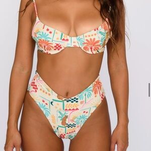 Skatie Vibrant Patterned Bikini Set